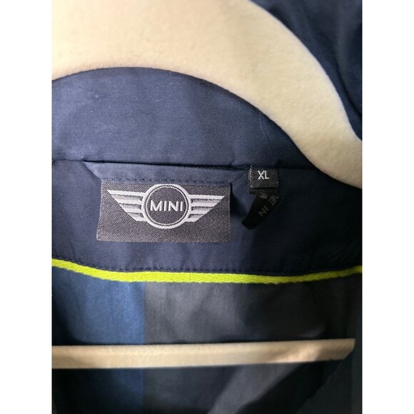 Mini Womens XL Navy Jacket With Neon Hood & Union Jack Lining - Picture 5 of 9